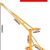 Khung Cẩu Xoay 360 Độ 2 Thanh Giằng 500kg